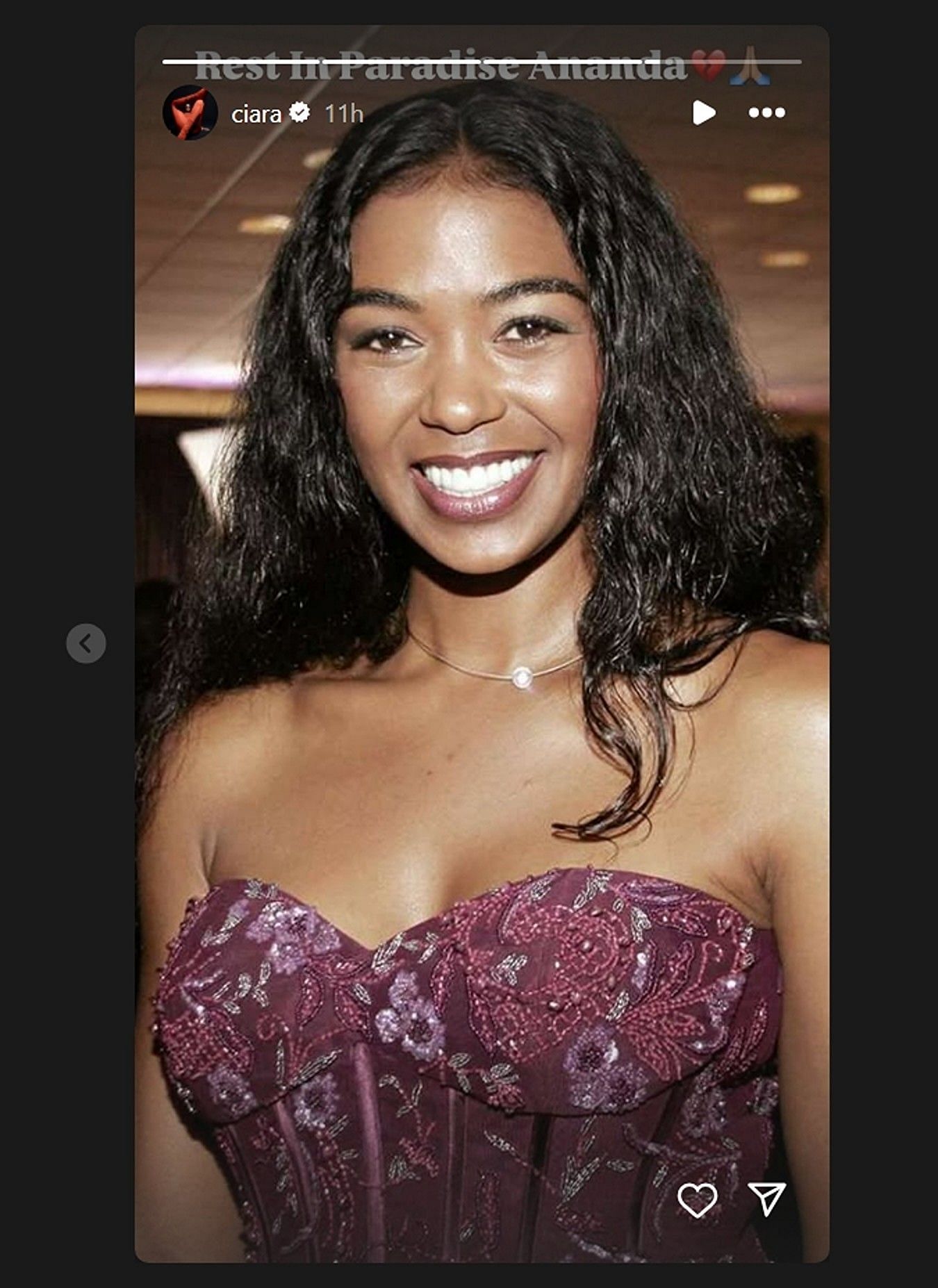 Russell Wilson's wife Ciara mourns death of ex-MTV VJ Ananda Lewis/@ciara